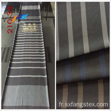 Tissus tricotés rayés chaudement de polyester Rayon Nida Dubai